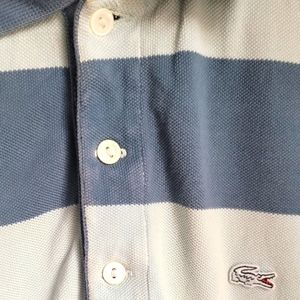 Lacoste Vintage T Shirt Size Small (3) Washed Blue and Grey